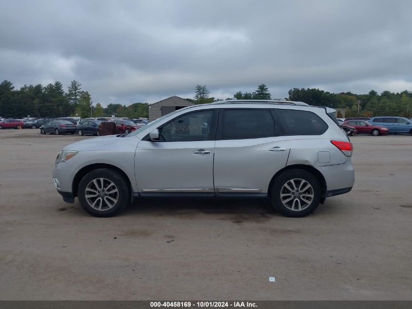 2014 Nissan Pathfinder Sl VIN: 5N1AR2MM4EC691196 Lot: 40458169