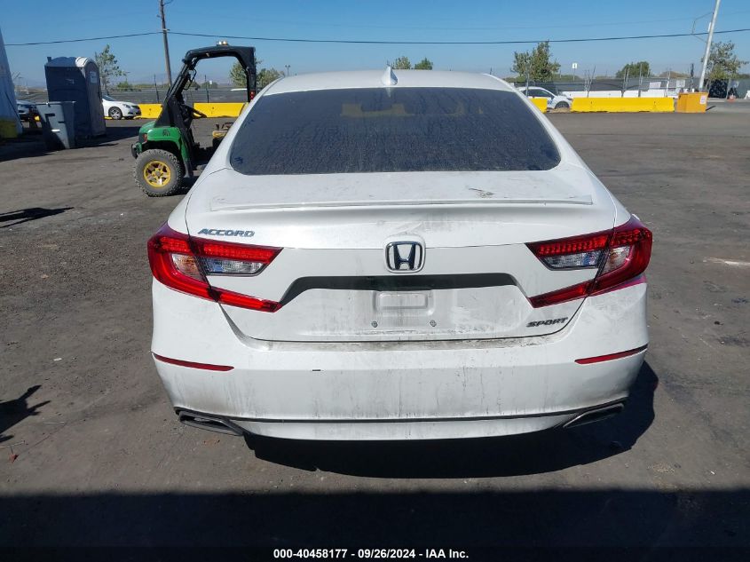 2018 Honda Accord Sport VIN: 1HGCV1F30JA265777 Lot: 40458177