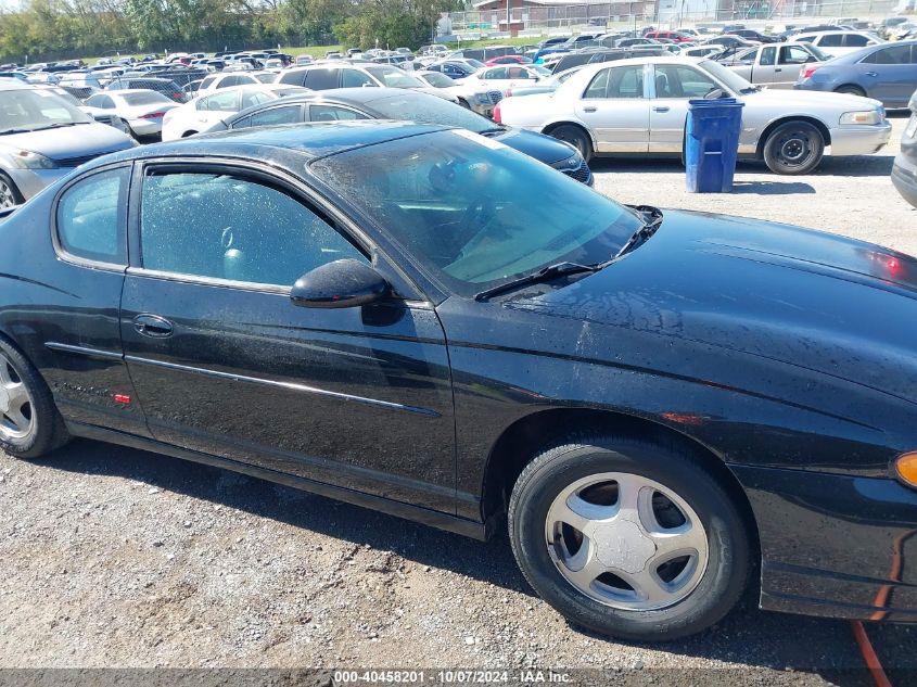 2002 Chevrolet Monte Carlo Ss VIN: 2G1WX15K429282683 Lot: 40458201