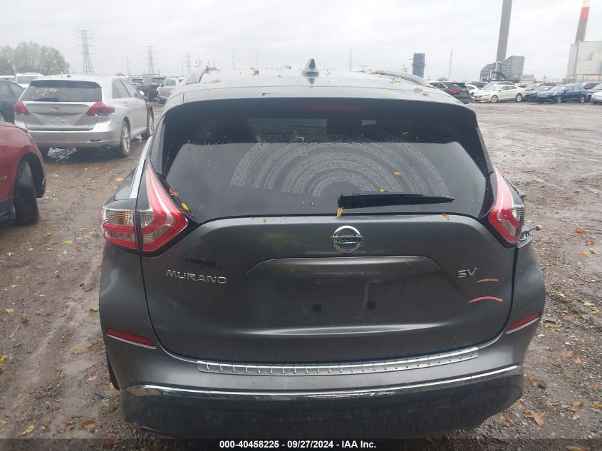 2018 Nissan Murano Sv VIN: 5N1AZ2MG2JN162029 Lot: 40458225