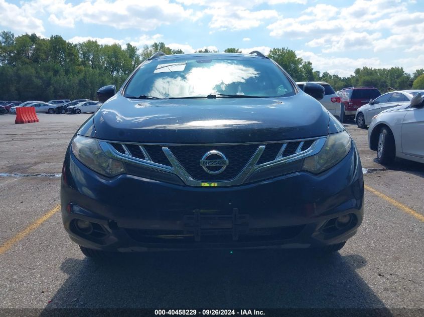 2014 Nissan Murano Sl VIN: JN8AZ1MW5EW517561 Lot: 40458229