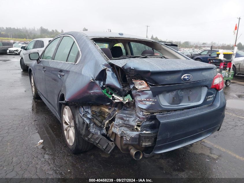 2015 Subaru Legacy 2.5I Premium VIN: 4S3BNAC67F3062549 Lot: 40458239