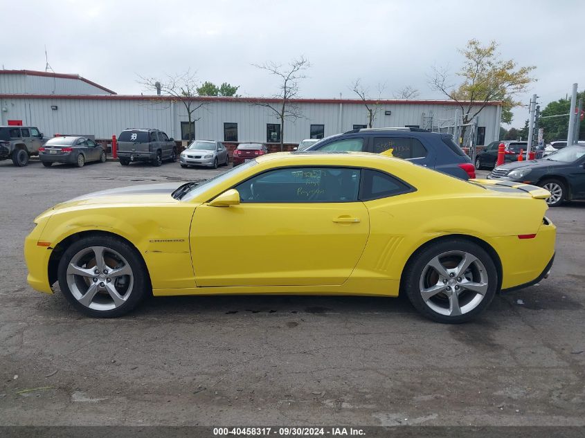 2015 Chevrolet Camaro Lt VIN: 2G1FD1E30F9184483 Lot: 40458317