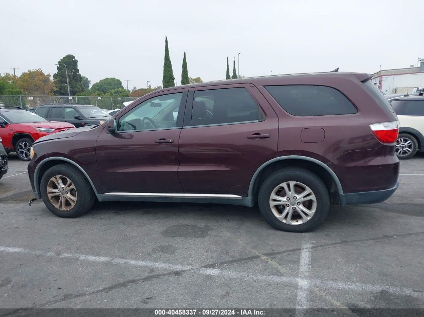 2012 Dodge Durango Sxt VIN: 1C4RDHAG1CC146559 Lot: 40458337