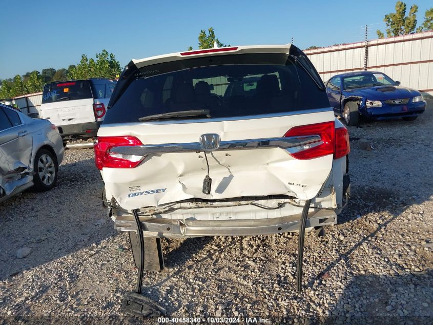 2019 Honda Odyssey Elite VIN: 5FNRL6H95KB096183 Lot: 40458340