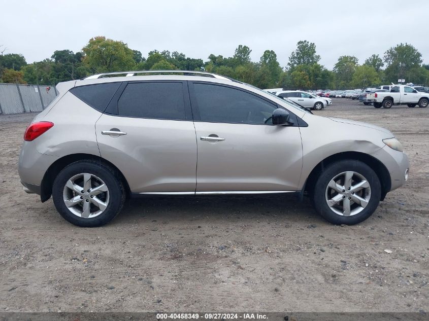 2009 Nissan Murano Sl VIN: JN8AZ18W19W203471 Lot: 40458349