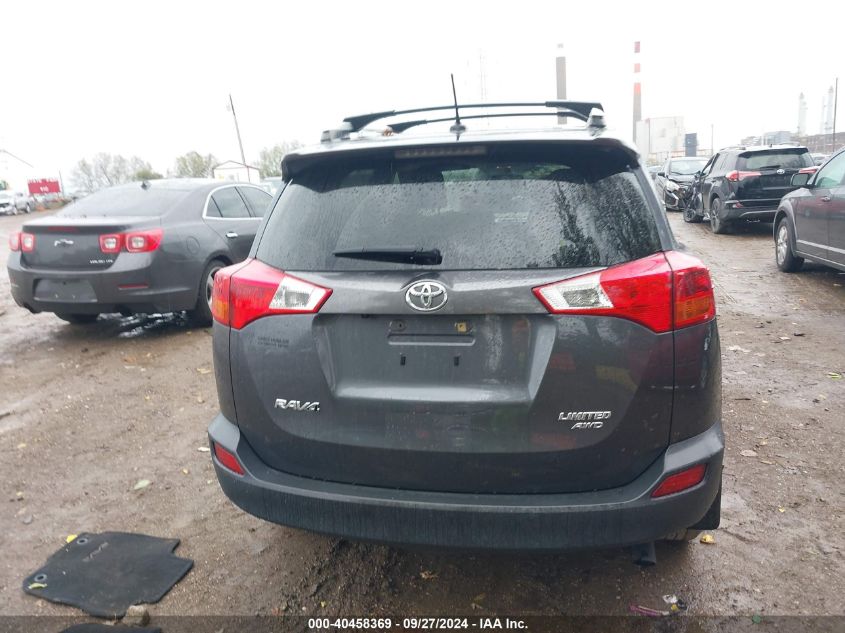 2015 Toyota Rav4 Limited VIN: JTMDFREV1FD125826 Lot: 40458369