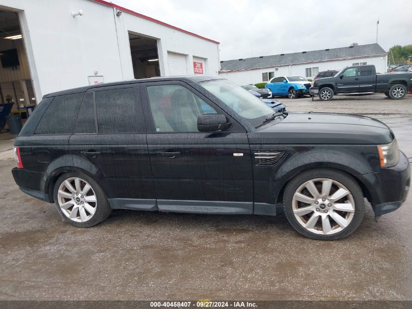 2013 Land Rover Range Rover Sport Hse VIN: SALSF2D48DA807892 Lot: 40458407