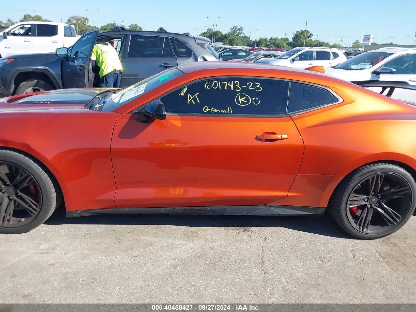 2022 Chevrolet Camaro Rwd Zl1 VIN: 1G1FK1R64N0104279 Lot: 40458427