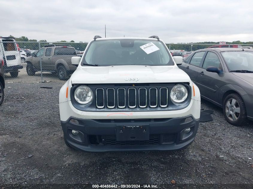 2017 Jeep Renegade Latitude 4X4 VIN: ZACCJBBB2HPG50068 Lot: 40458442