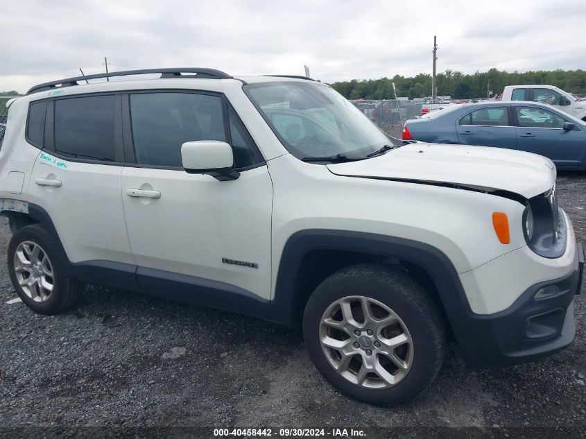 2017 Jeep Renegade Latitude 4X4 VIN: ZACCJBBB2HPG50068 Lot: 40458442