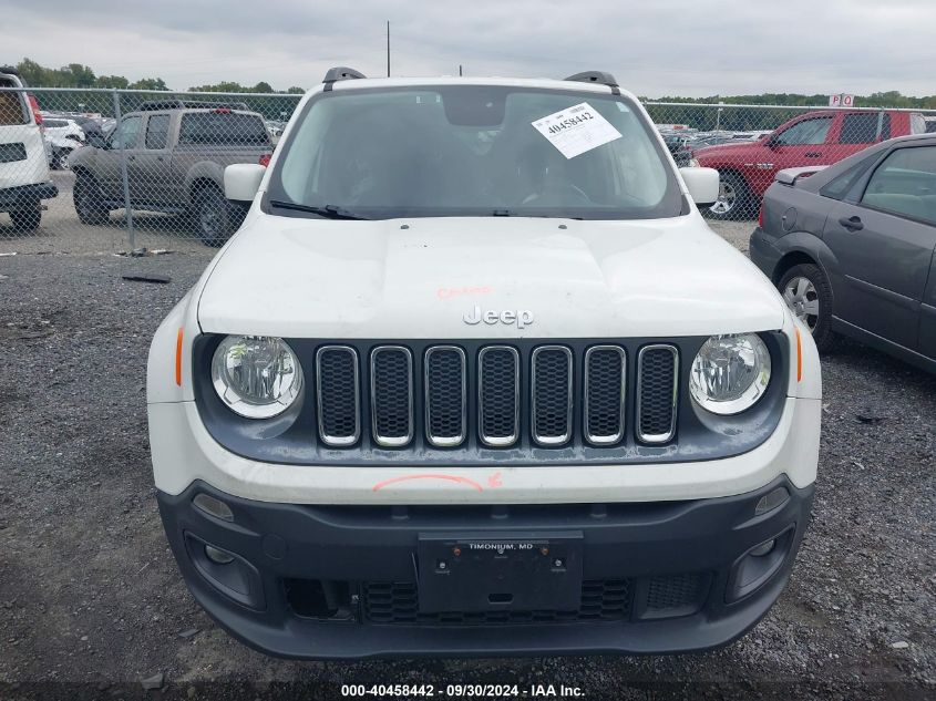 2017 Jeep Renegade Latitude 4X4 VIN: ZACCJBBB2HPG50068 Lot: 40458442