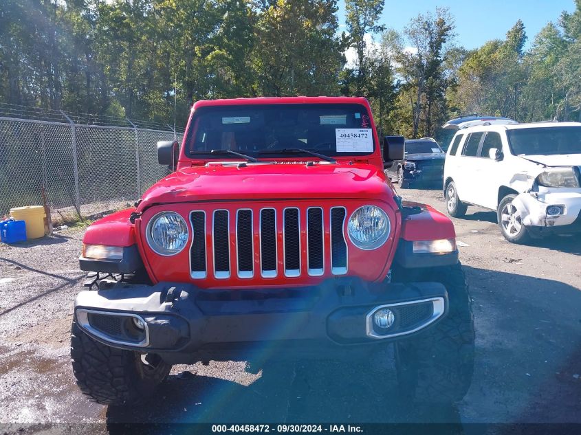 2018 Jeep Wrangler Unlimited Sahara 4X4 VIN: 1C4HJXEG4JW165806 Lot: 40458472