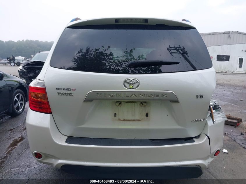 2008 Toyota Highlander VIN: JTEES41A182016217 Lot: 40458483