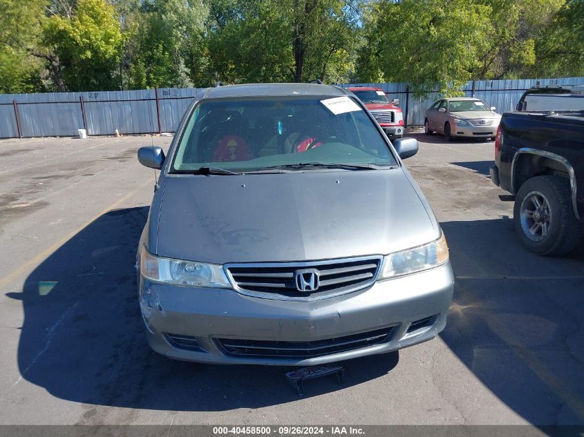 2002 Honda Odyssey Ex VIN: 2HKRL18682H545205 Lot: 40458500