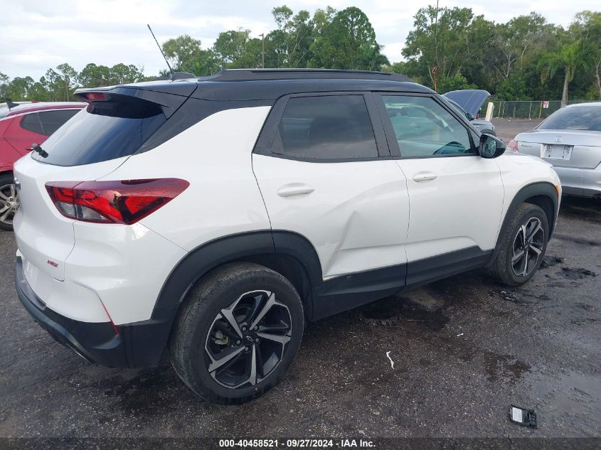 2022 Chevrolet Trailblazer Fwd Rs VIN: KL79MTSL7NB147137 Lot: 40458521