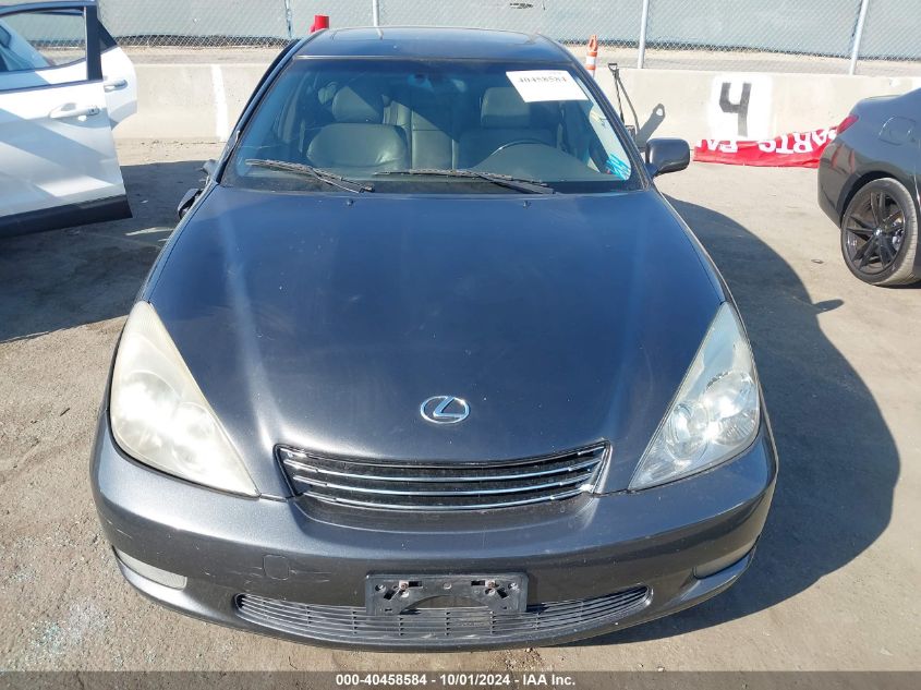 2004 Lexus Es 330 VIN: JTHBA30G745045772 Lot: 40458584