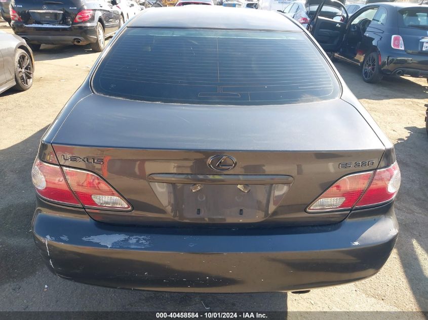 2004 Lexus Es 330 VIN: JTHBA30G745045772 Lot: 40458584