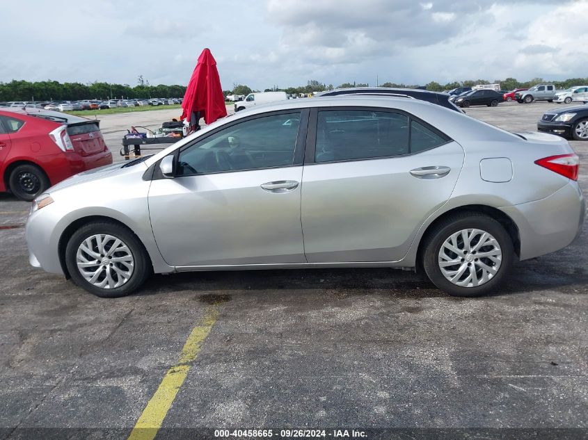 2015 Toyota Corolla L VIN: 2T1BURHEXFC358352 Lot: 40458665