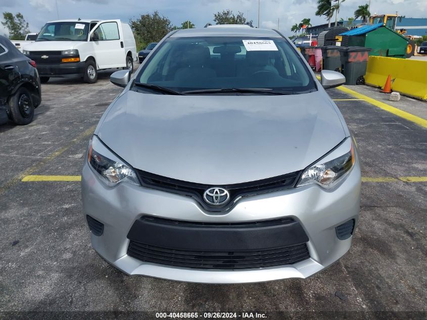 2015 Toyota Corolla L VIN: 2T1BURHEXFC358352 Lot: 40458665