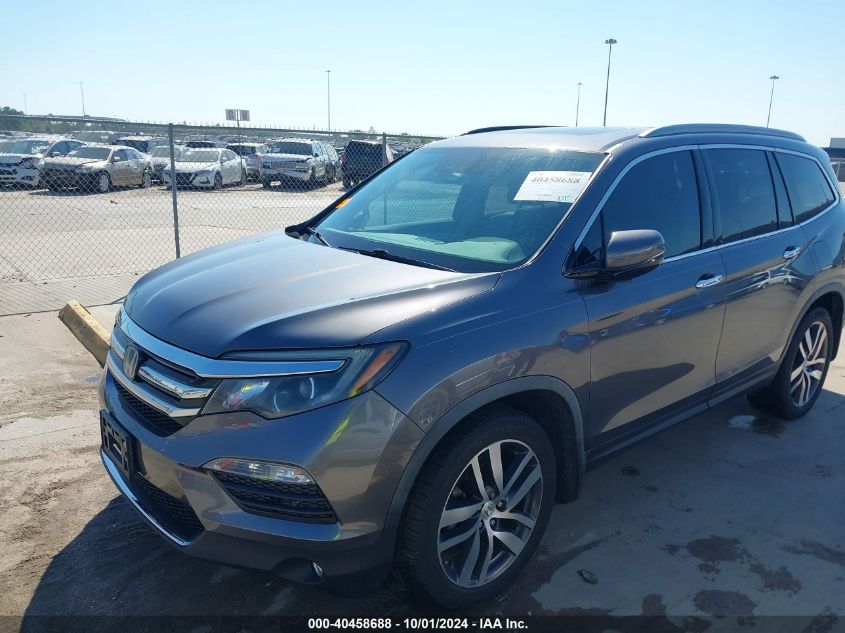 2017 Honda Pilot Touring VIN: 5FNYF5H94HB016071 Lot: 40458688