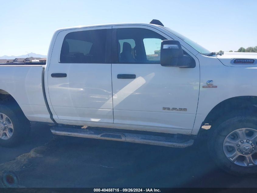 2023 Ram 2500 Big Horn 4X4 6'4 Box VIN: 3C6UR5DL6PG587679 Lot: 40458715