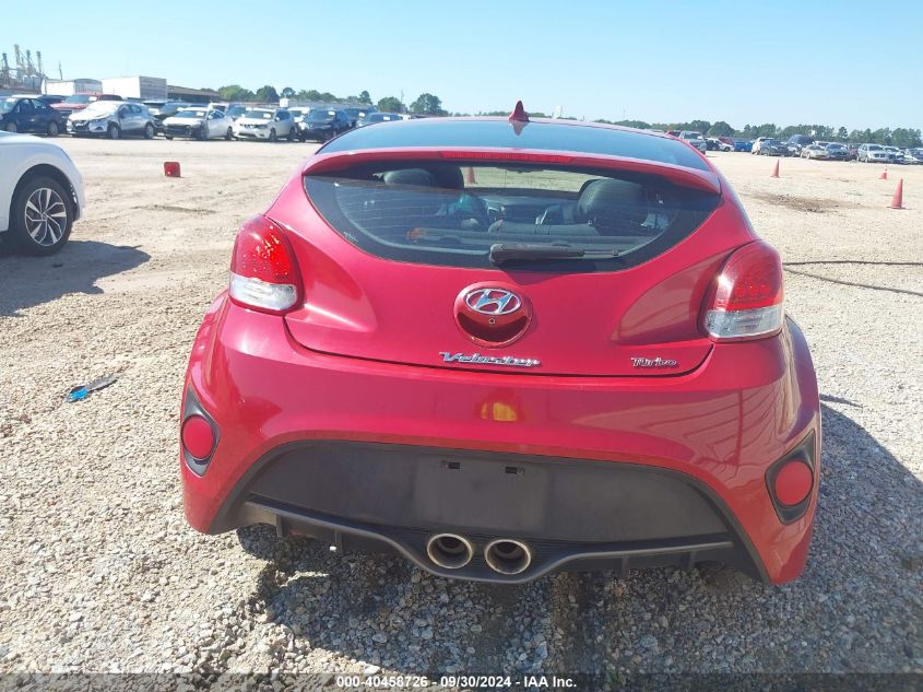 2016 Hyundai Veloster Turbo VIN: KMHTC6AE8GU295493 Lot: 40458726