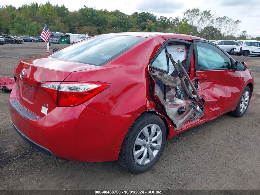 2014 Toyota Corolla Le VIN: 2T1BURHE7EC087409 Lot: 40458755