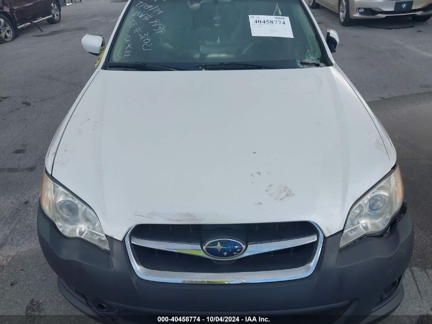 2008 Subaru Legacy 2.5I VIN: 4S3BL616386209439 Lot: 40458774