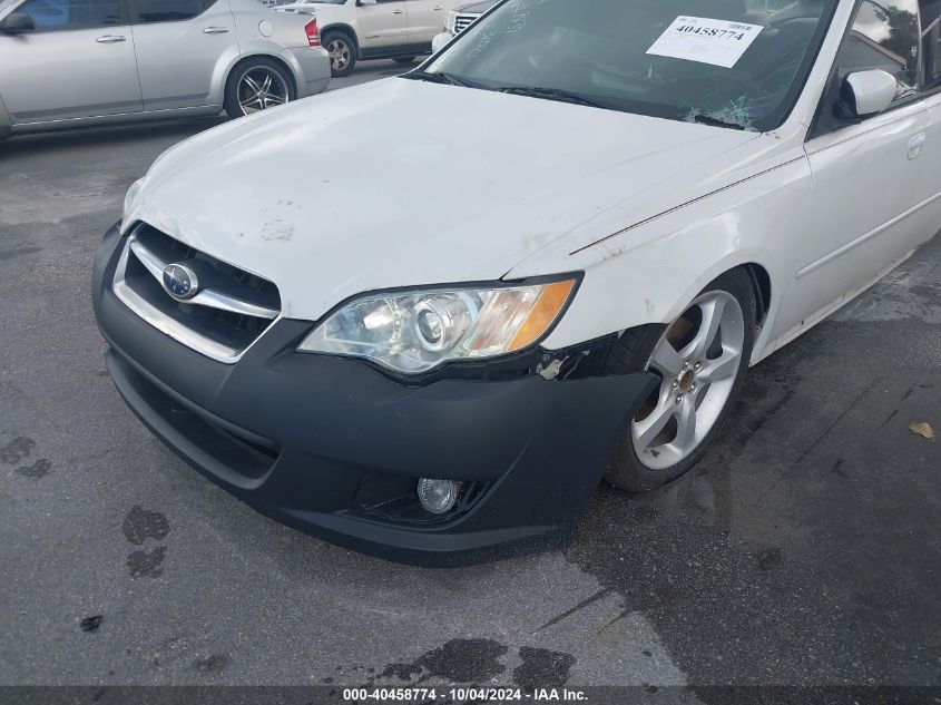 2008 Subaru Legacy 2.5I VIN: 4S3BL616386209439 Lot: 40458774