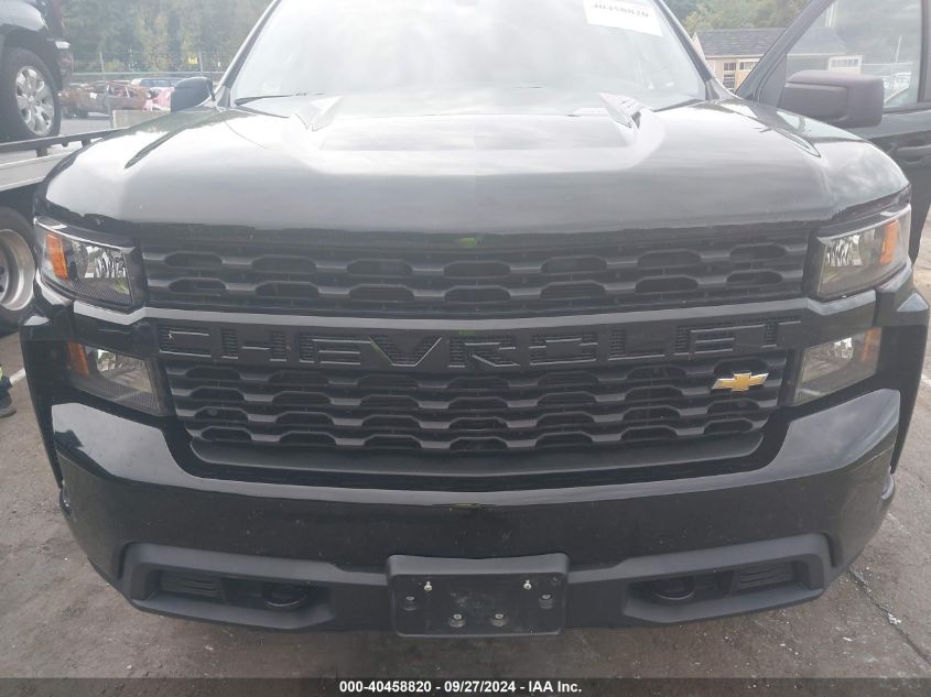 2021 Chevrolet Silverado 1500 4Wd Double Cab Standard Bed Custom VIN: 1GCRYBEH0MZ182102 Lot: 40458820