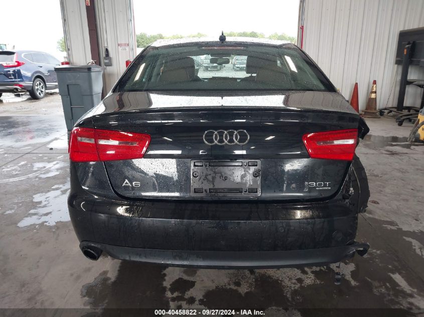 2012 Audi A6 3.0 Premium VIN: WAUGGAFC9CN062602 Lot: 40458822