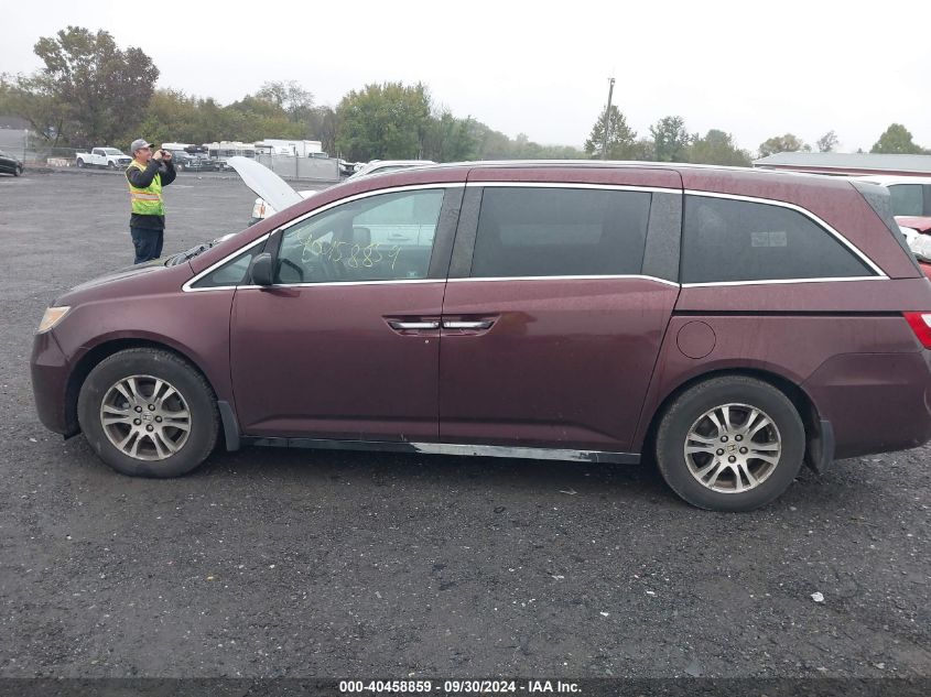 2012 Honda Odyssey Ex-L VIN: 5FNRL5H68CB137584 Lot: 40458859