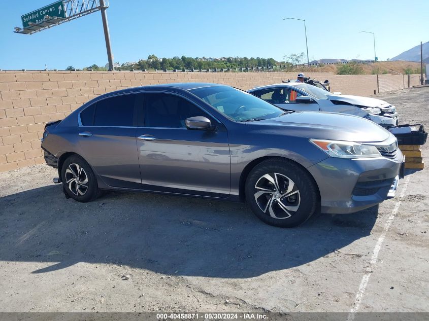 1HGCR2F3XGA114609 2016 Honda Accord Lx