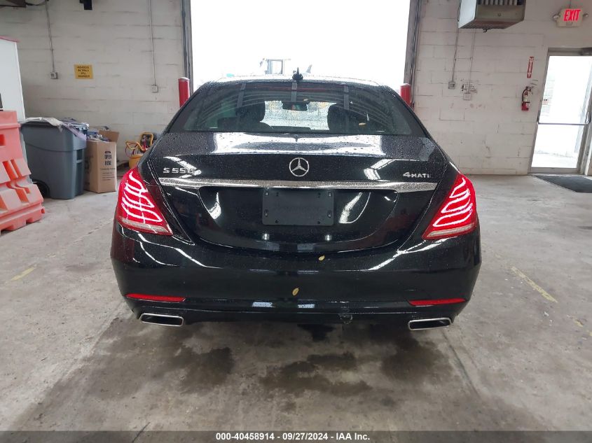 2015 Mercedes-Benz S 550 4Matic VIN: WDDUG8FB6FA170523 Lot: 40458914