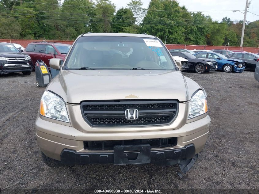 2005 Honda Pilot Ex VIN: 5FNYF18425B019009 Lot: 40458930