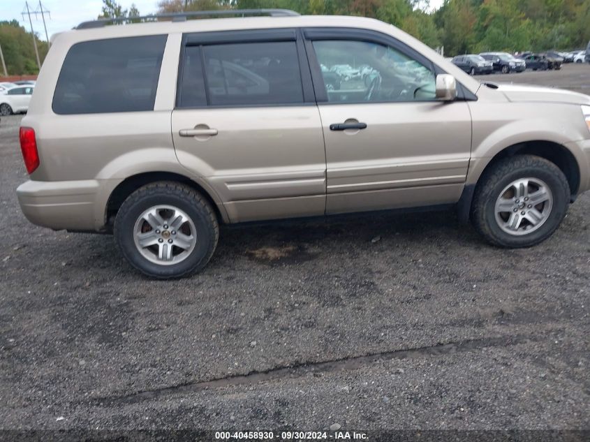 2005 Honda Pilot Ex VIN: 5FNYF18425B019009 Lot: 40458930