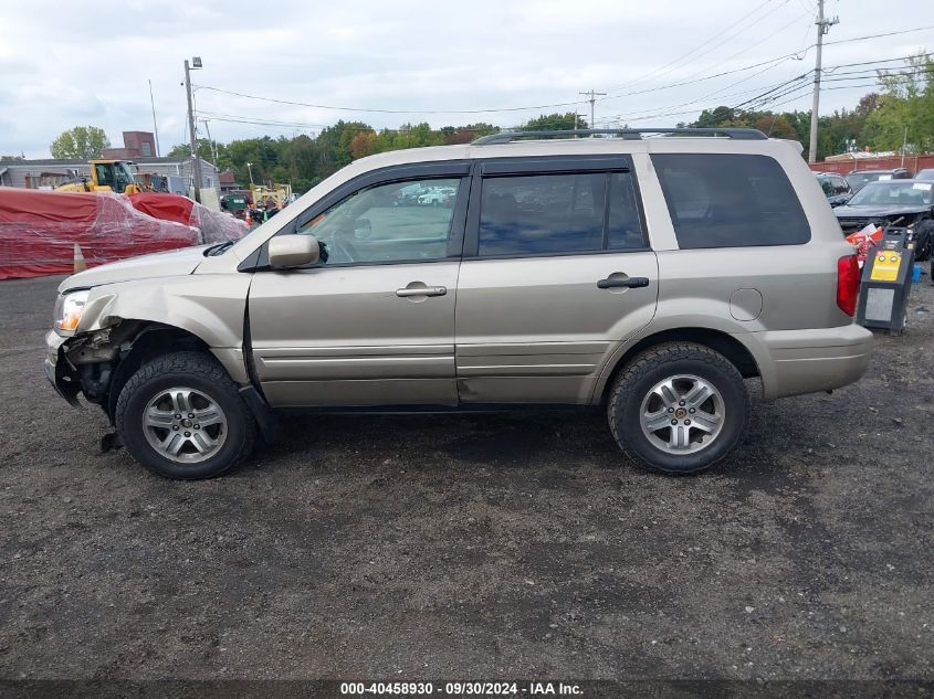 2005 Honda Pilot Ex VIN: 5FNYF18425B019009 Lot: 40458930