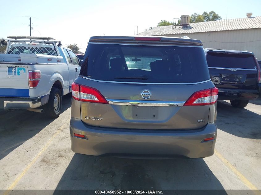 2016 Nissan Quest Platinum/S/Sl/Sv VIN: JN8AE2KP7G9152735 Lot: 40458952