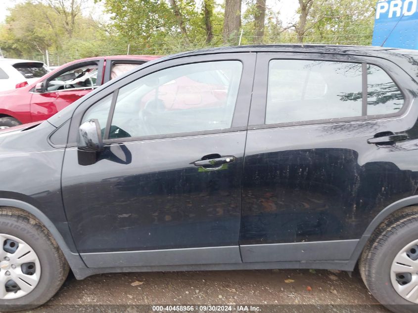 2018 Chevrolet Trax Ls VIN: 3GNCJKSB6JL245451 Lot: 40458956