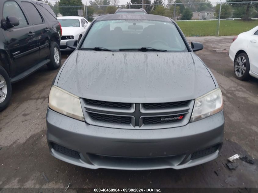 1C3CDZAB4DN653384 2013 Dodge Avenger Se