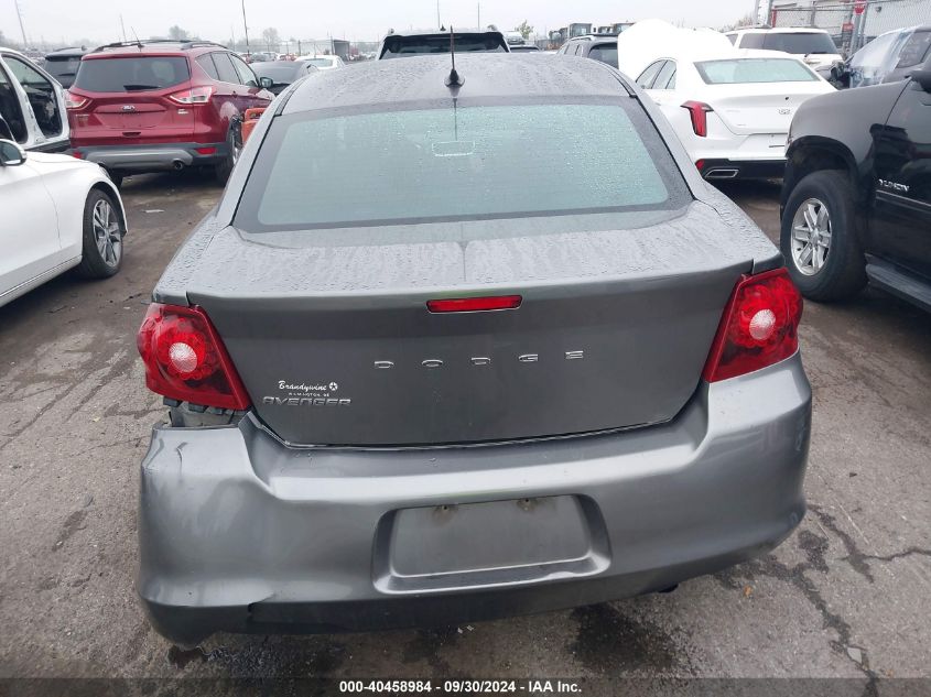 1C3CDZAB4DN653384 2013 Dodge Avenger Se