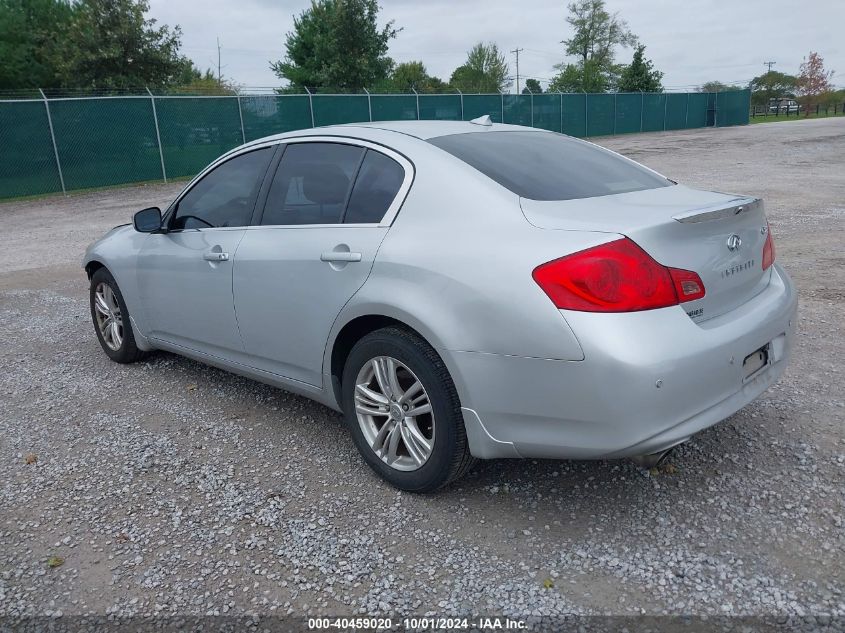 VIN JN1CV6AR0DM753639 2013 Infiniti G37X no.3