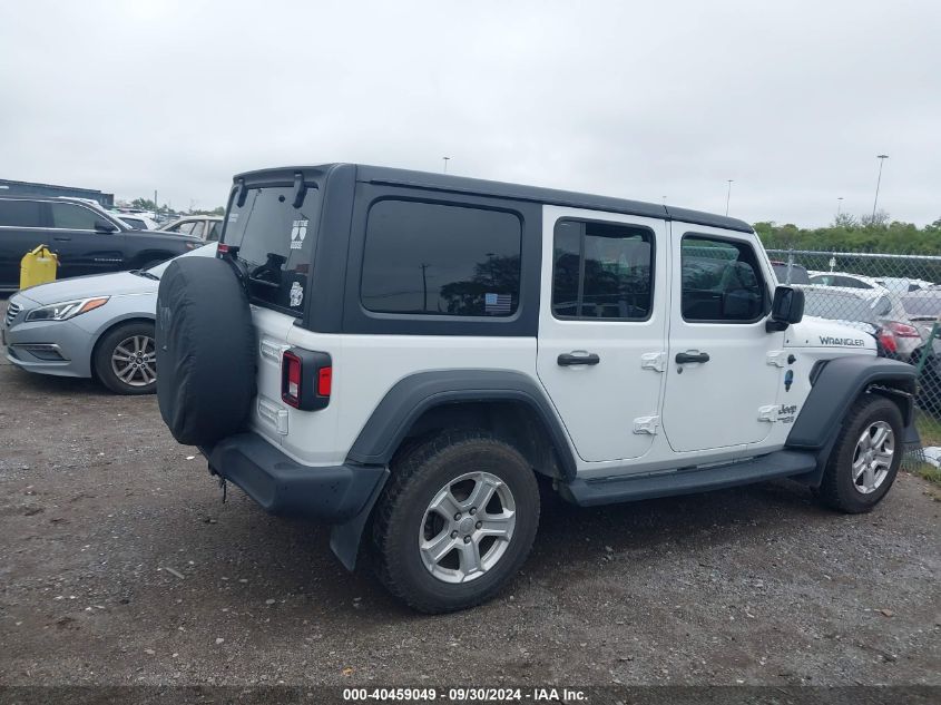 2018 Jeep Wrangler Unlimited Sport VIN: 1C4HJXDG6JW179756 Lot: 40459049