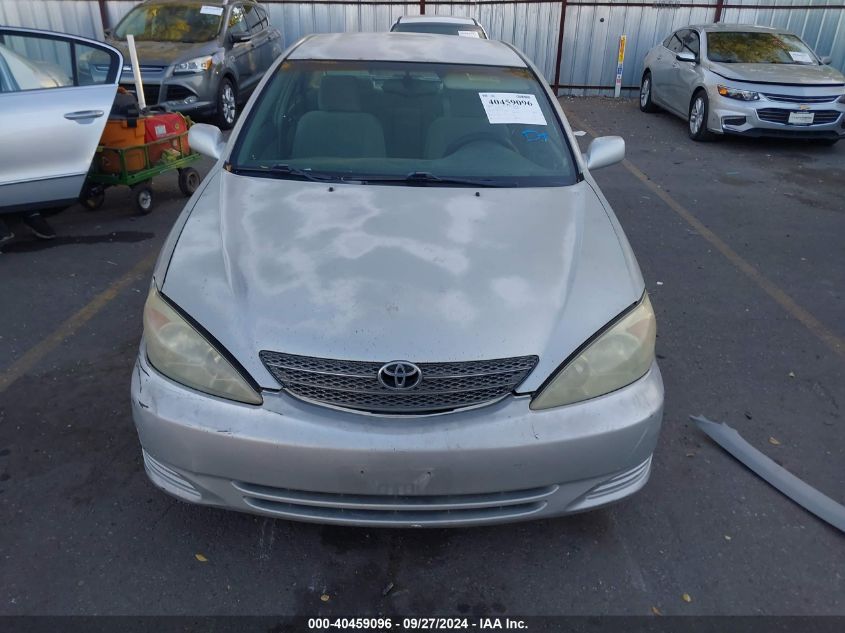 2002 Toyota Camry Xle VIN: 4T1BE32K62U072158 Lot: 40459096