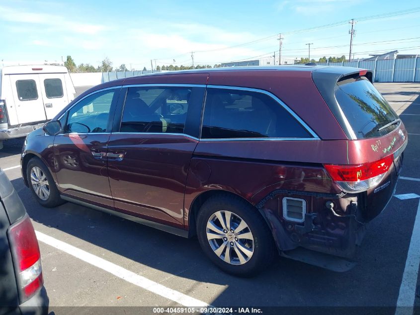 2016 Honda Odyssey Ex-L VIN: 5FNRL5H66GB135807 Lot: 40459105