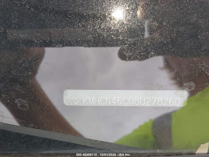 KMHCN46C08U278260 2008 Hyundai Accent Gls