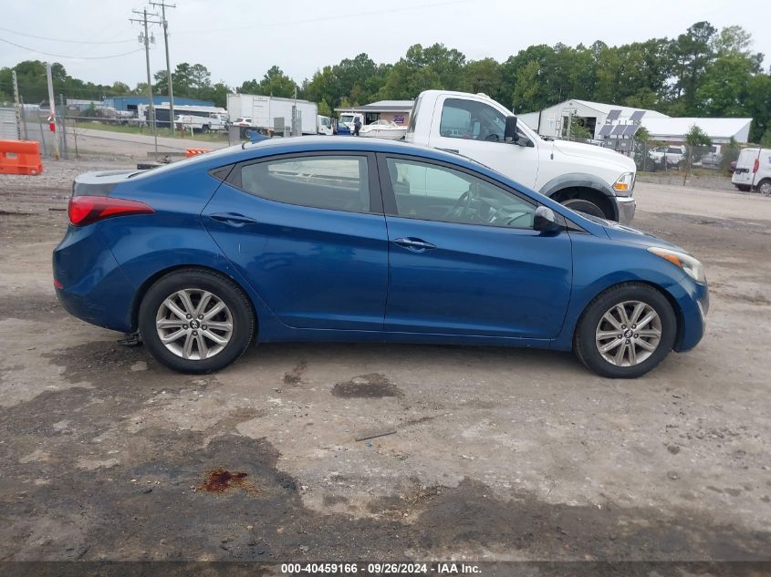 2014 Hyundai Elantra Se VIN: KMHDH4AE5EU145445 Lot: 40459166