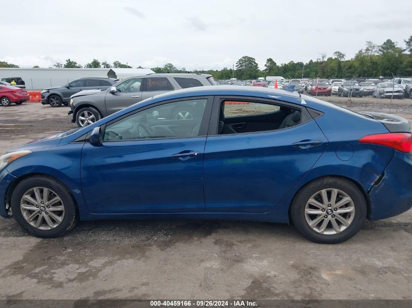 2014 Hyundai Elantra Se VIN: KMHDH4AE5EU145445 Lot: 40459166