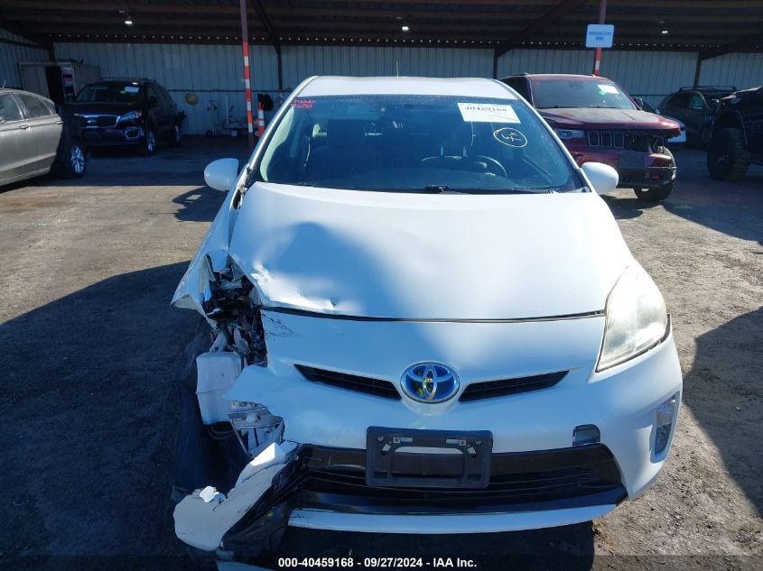 2013 Toyota Prius Three VIN: JTDKN3DU5D5640450 Lot: 40459168